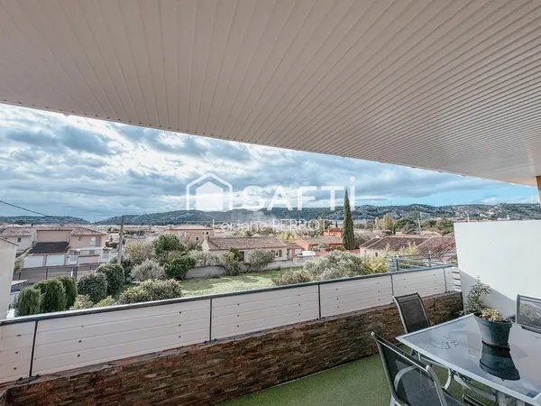 T3 dernier étage, terrasse, garage