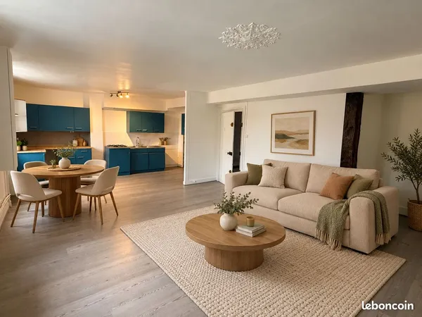 À louer - Bel appartement T3 de 83 m² avec 2 chambres à Saint Laurent-Sur-Saône