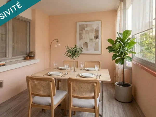 Appartement 84 m² + vérandas Hyper centre Firminy