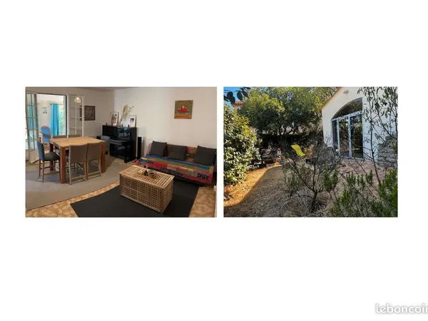 Appartement 2 colocations rez-de-chaussée maison