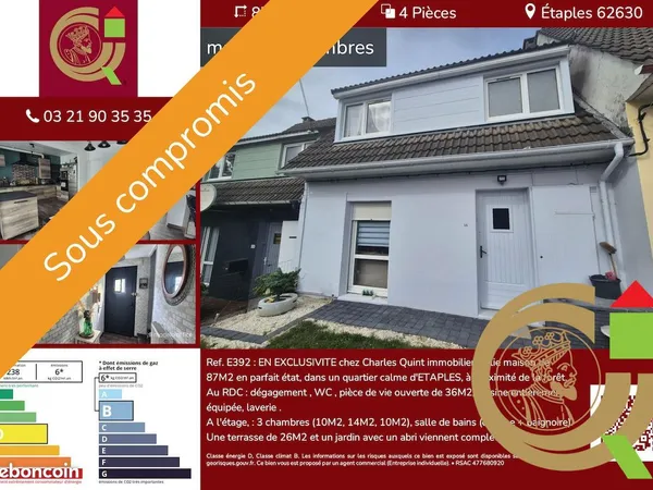Maison 4 pièces 87 m²