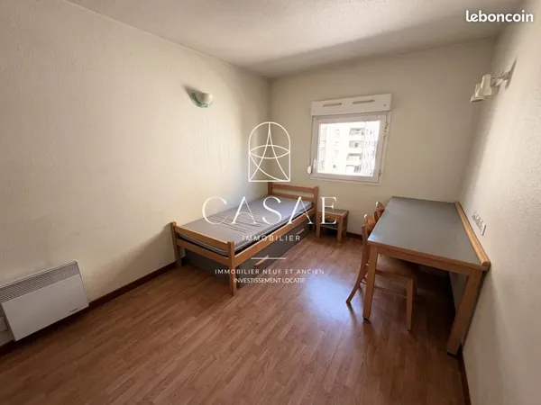 Studio 1 pièce 19 m²