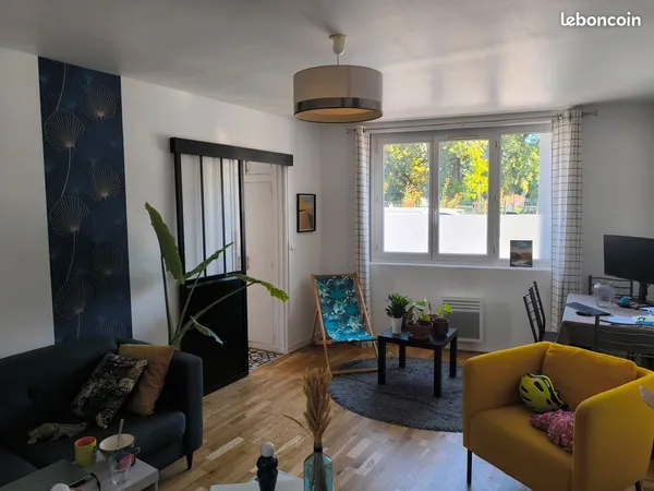 🏡 Maison de ville meublée 2 pièces avec terrasse - Secteur Bagatelle / Bègles-Bordeaux