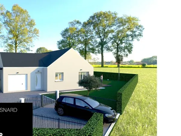 Terrain + maison 90 m²