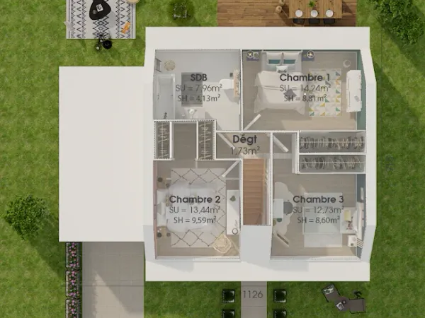 Maison neuve 5 pièces 90 m²