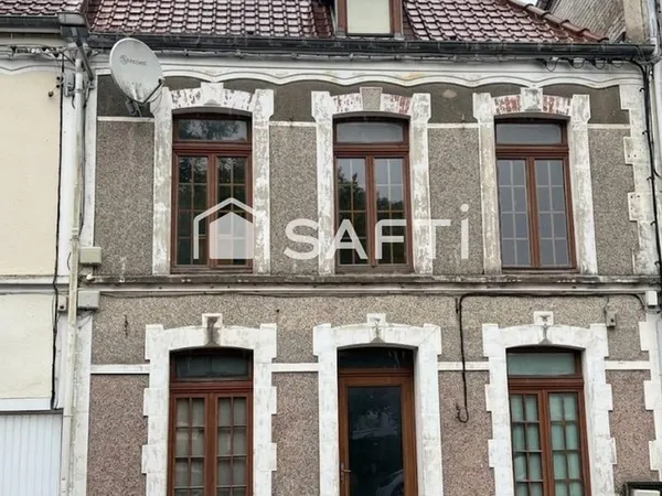 Maison 62 m²  3 niveaux  À terminer de rénover  Idéal investisseur ou 1er achat !