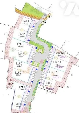 Terrain 489 m²