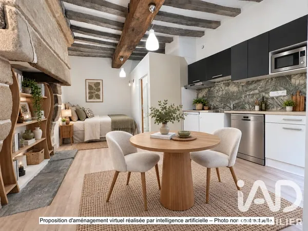 Appartement 1 pièce 19 m²