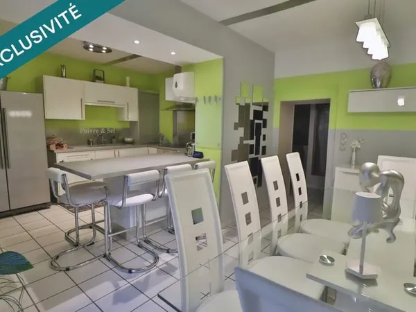 Maison atypique de 193m² avec jardin de 1350m²