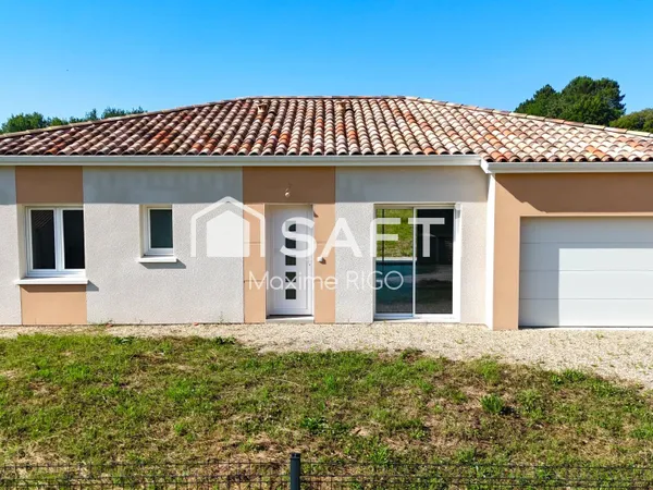 Maison neuve 3 chambres 100 m2 à Casteljaloux