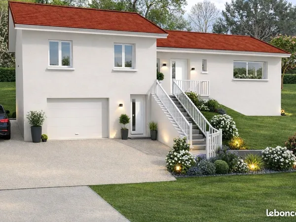 Projet de construction d'une maison 123 m² avec terrain à SAINT-MARTIN-LE-VINOUX (38)