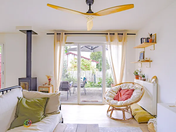 Maison T4 avec garage et jardins