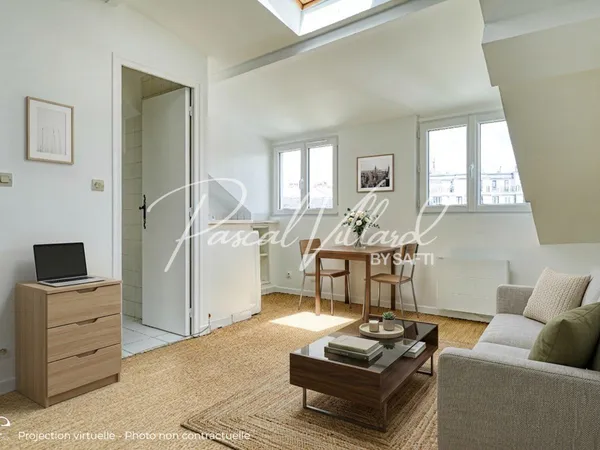 2 PIECES A VENDRE DANS LE QUARTIER PRINCE MARMONTANT A BOULOGNE.