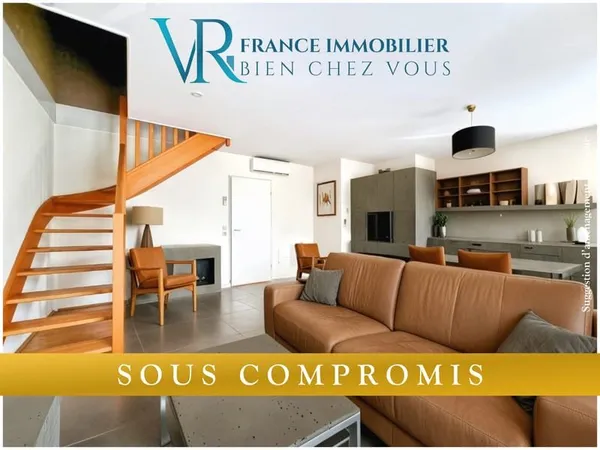 APPARTEMENT 3 PIECES (T3) DUPLEX 74 M2 MEUBLÉ & HORS BAIL COMMERCIAL