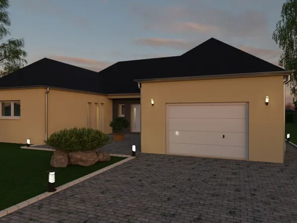 Terrain + maison 126 m²