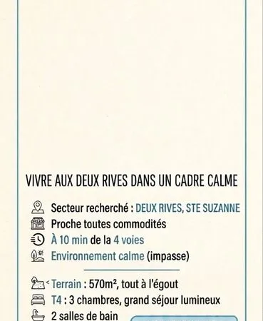 Location maison à étage - Sainte-Suzanne