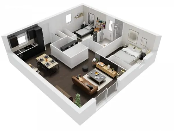 Maison neuve 3 pièces 65 m²