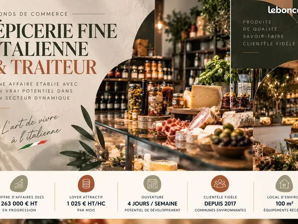 Épicerie, fonds de commerce, traiteur 100 m² REIMS