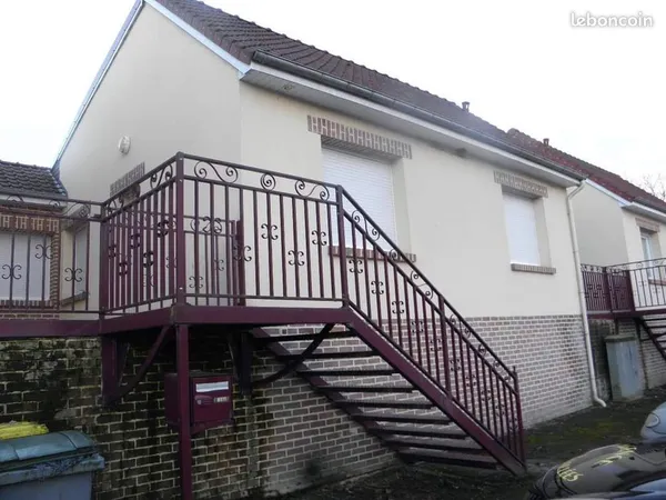 Maison à louer 80m2 , 2 chambres ,garage
