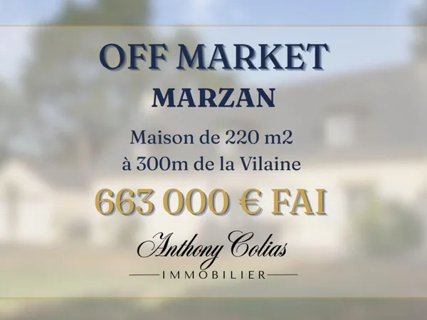 RARE : MAISON 220 M² À 300M DE LA VILAINE