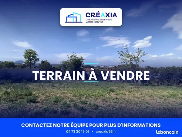 Terrain 418 m² Aubière