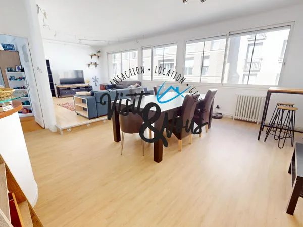 Bel appartement lumineux T3/T4 à vendre Le Havre Danton