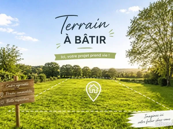 Terrain 664 m² Les Monts D Aunay