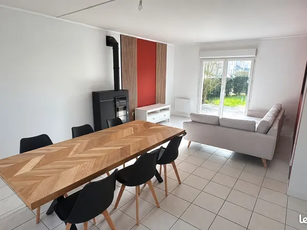 Maison meublée 82 m² - 3 chambres - Garage - Jardin - Résidence sécurisée