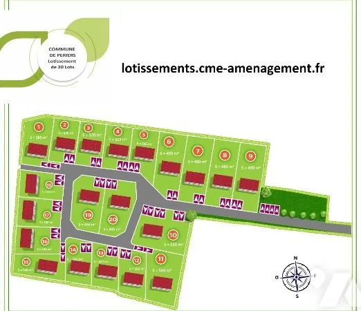 Terrain 315 m²