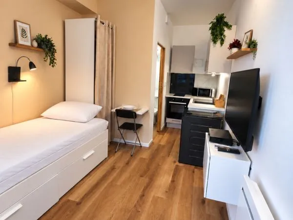 À louer - L'Escale - Studio meublé cosy de 15m² - Thionville / Élange - 650 CC
