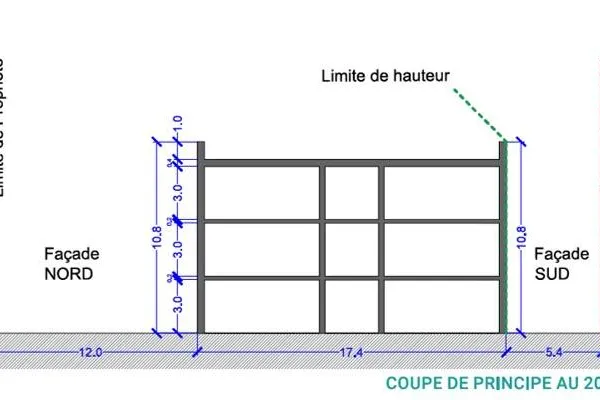 Bureaux 302 m²