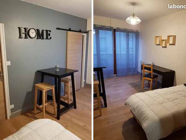 Studio meublé rénové à Bordeaux Saint Genès