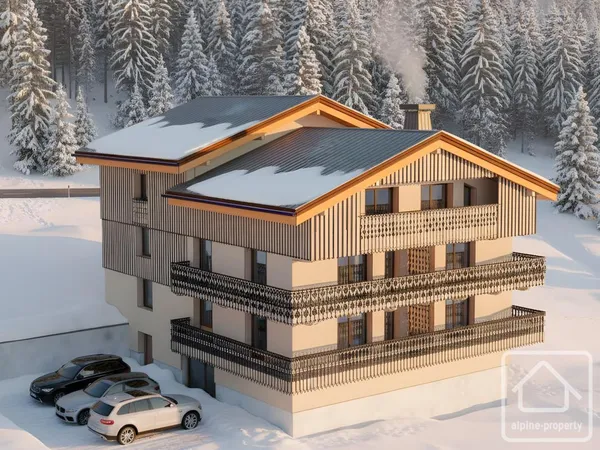 Un petit programme de cinq appartements de haute qualité situé à proximité du centre de Châtel