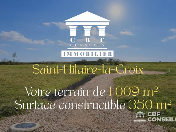 Terrain en individuel 1009 m²