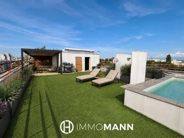 Appartement 3P de 85m2 avec terrasse en toiture de 95m2