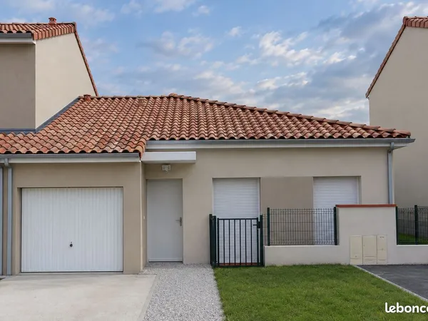 Villa T4 de plain-pied 80 m² avec garage