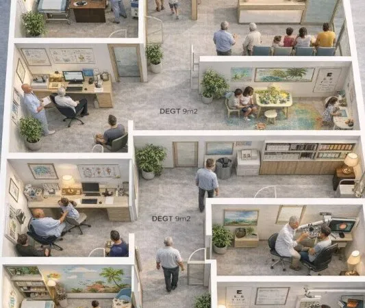 Bureau 150 m²