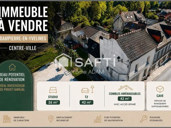 Ensemble immobilier centre Dampierre-en-Yvelines