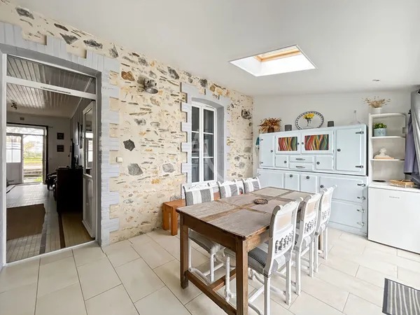 Maison de famille en bord de plage