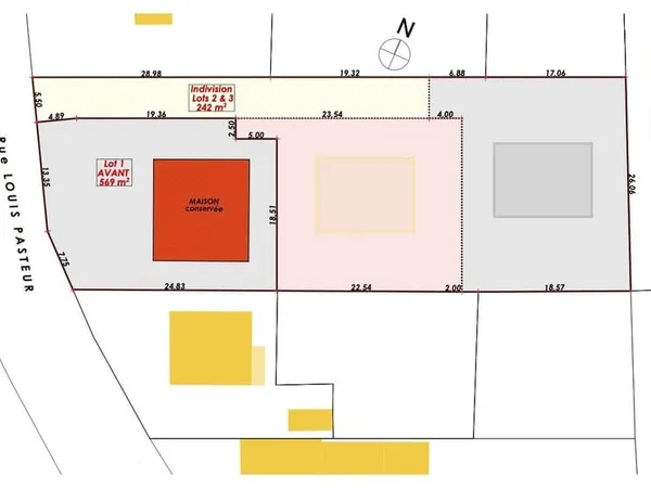 Terrain 350 m²