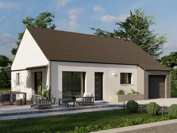 Terrain + maison 70 m²