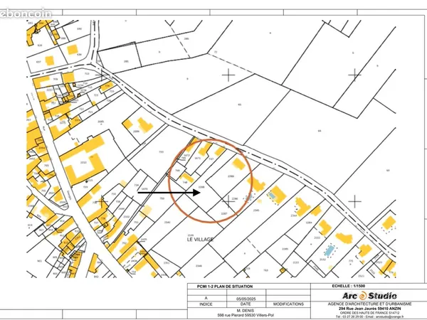 Terrain 1 000 m2