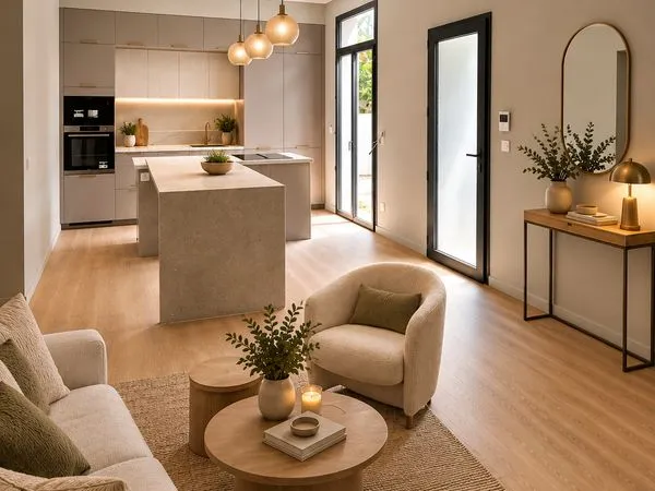 BOUTONNET - Comme une maison avec jardin - T4 de standing rénové