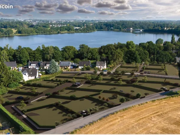 Terrain viabilisé 830 m² - bord du Lac au Duc