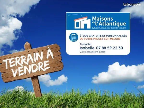 Terrain 370 m² Heric