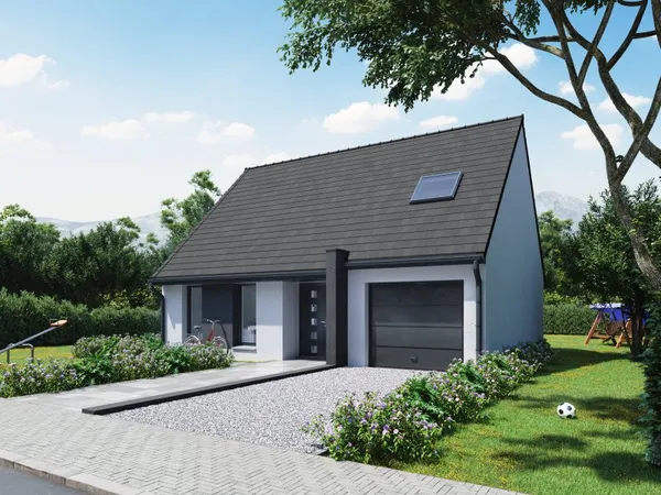 Terrain + maison 88 m²