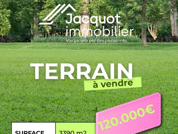 Terrain 3390 m² LONS LE SAUNIER