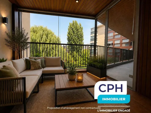 Appartement d'exception de 107 m² avec vue dégagée sur un magnifique square arboré