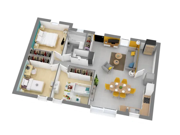 Maison neuve 4 pièces 77 m²
