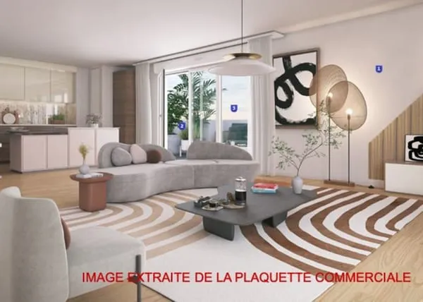 Appartement 2 pièces 50 m²